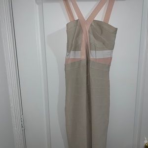 Bebe Midi Bandage Dress